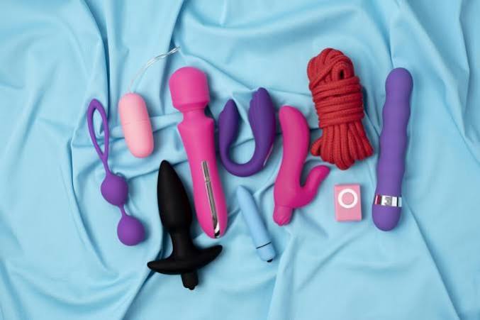 A selection of body-safe adult toys