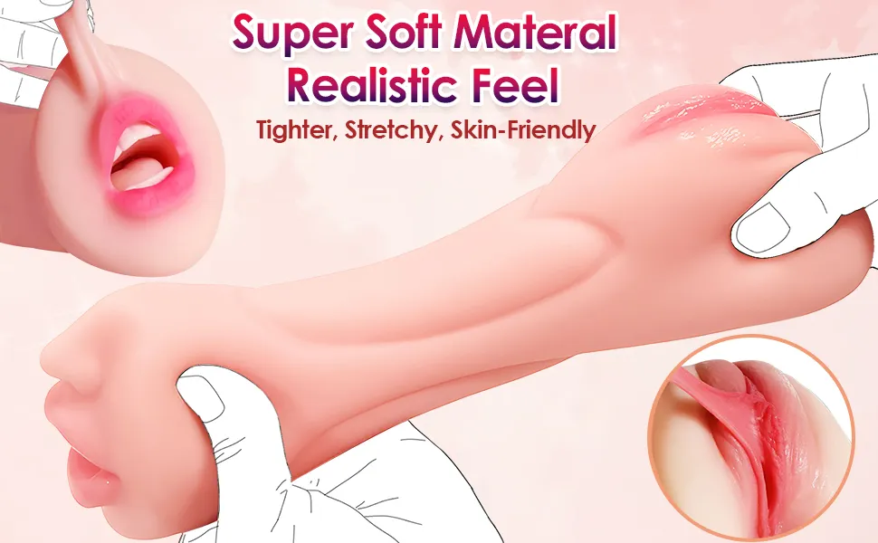 3 In 1 Male Masturbator (YB43) - Male Sex Toys available in the UAE view 5