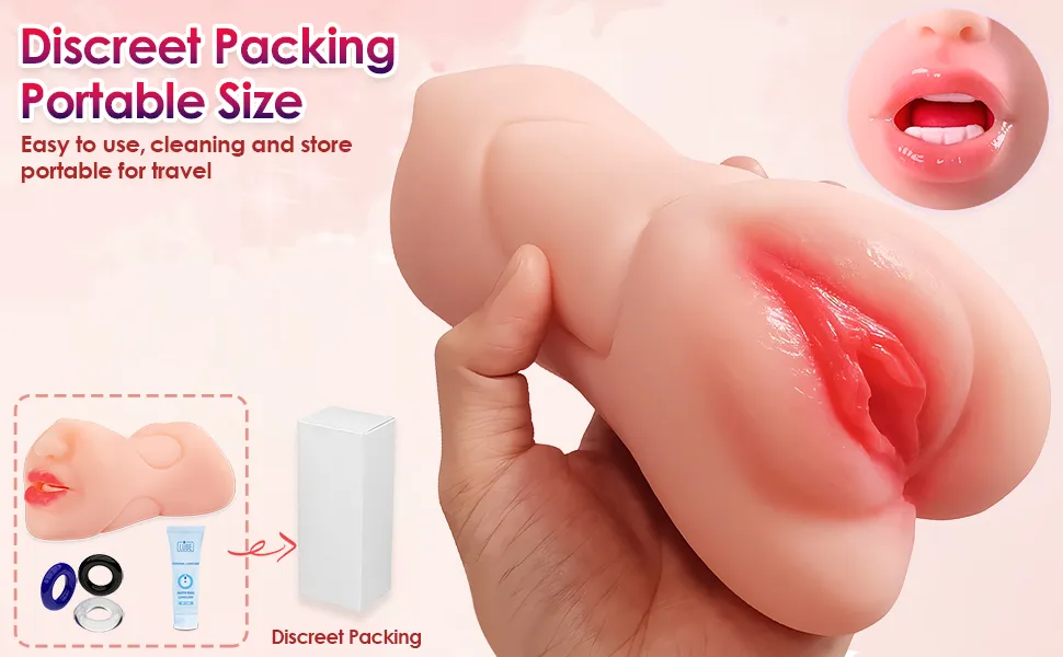 3 In 1 Male Masturbator (YB43) - Male Sex Toys available in the UAE view 7