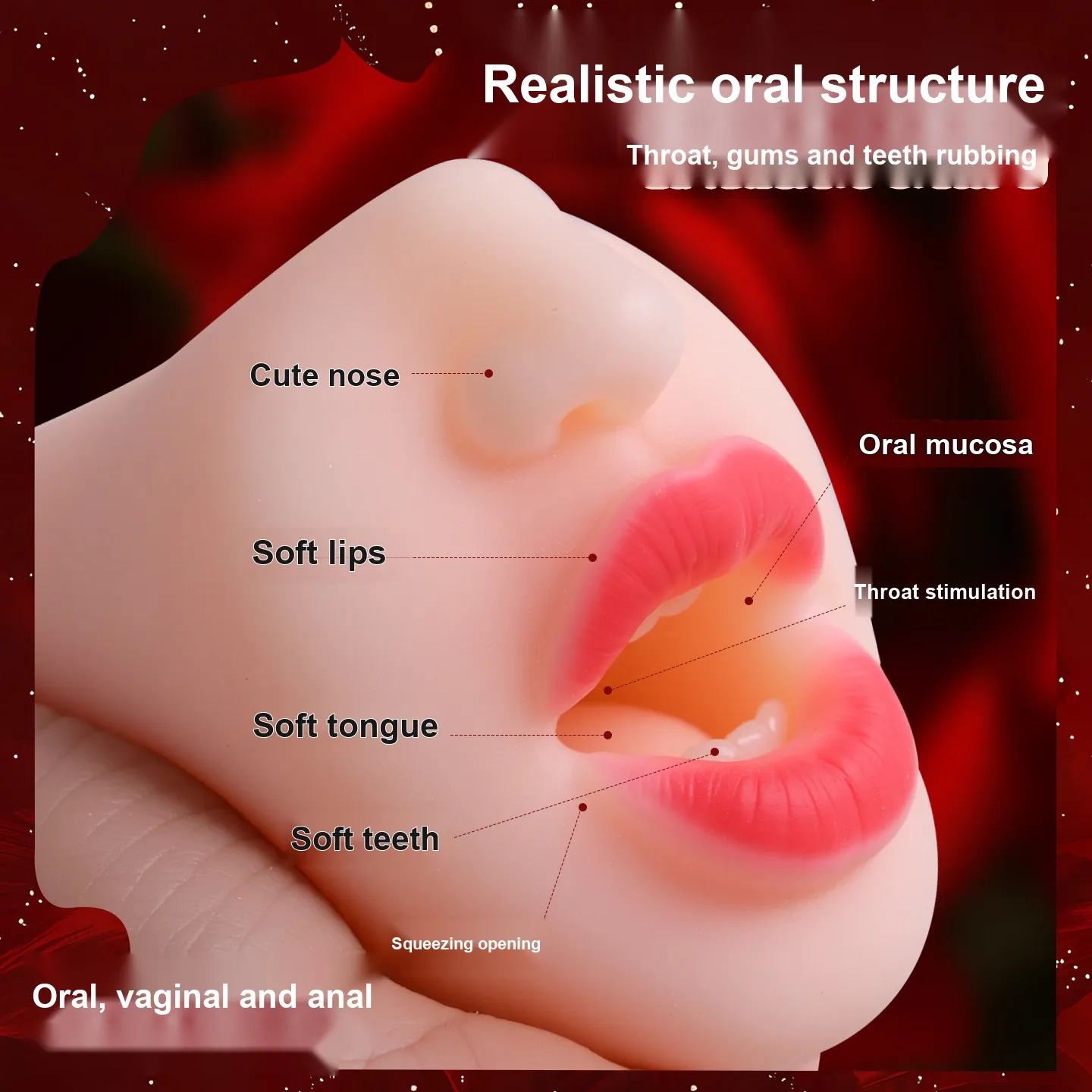 3 in 1 Oral Masturbator (VIP42) - Male Sex Toys available in the UAE view 12