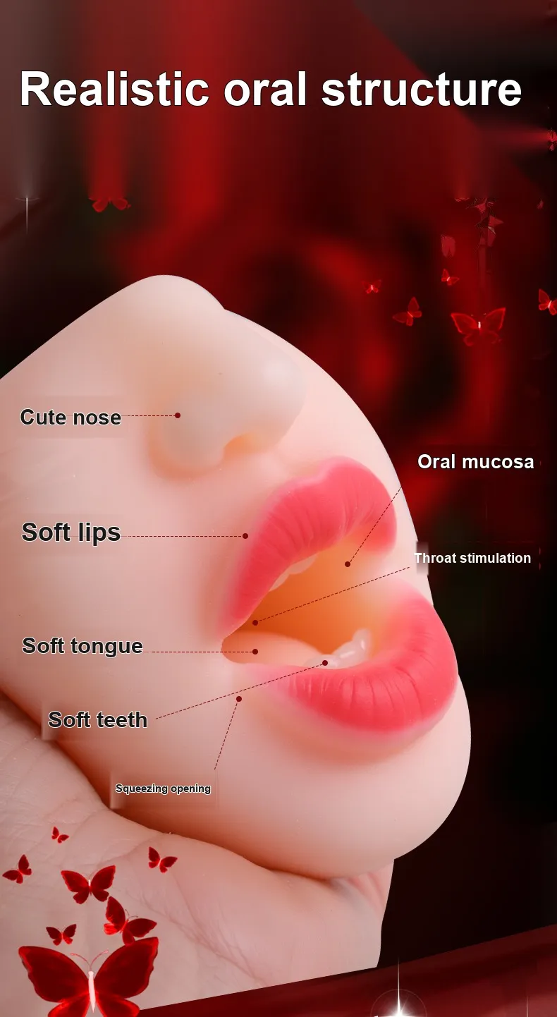 3 in 1 Oral Masturbator (VIP42) - Male Sex Toys available in the UAE view 7