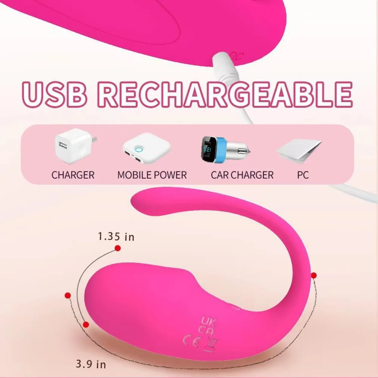 App Controlled Wearable Vibrator (VIP10) - Female Sex Toys available in the UAE view 4