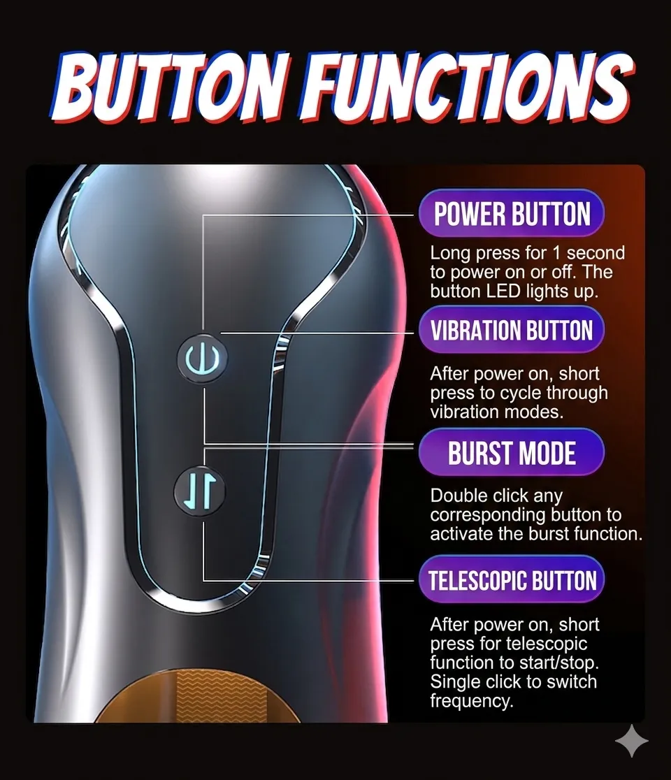 Automatic Telescopic Masturbator (021) - Male Sex Toys available in the UAE view 10