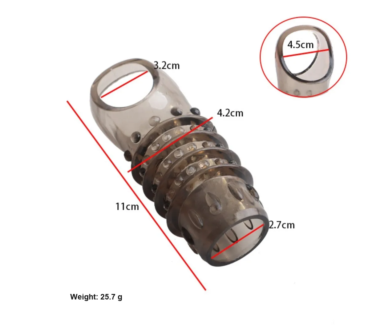 Cock Sleeve with Scrotum Strap (VIP23) - Male Sex Toys available in the UAE