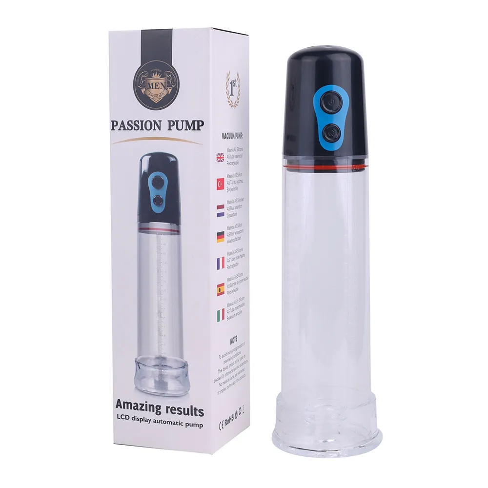 Electric LCD Penis Pump (VIP21) - Male Sex Toys available in the UAE view 6