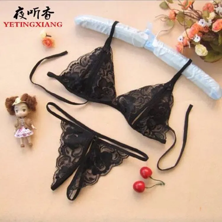 Sexy Lace Lingerie Set (Black) TY01 - adult toy for sale in the UAE