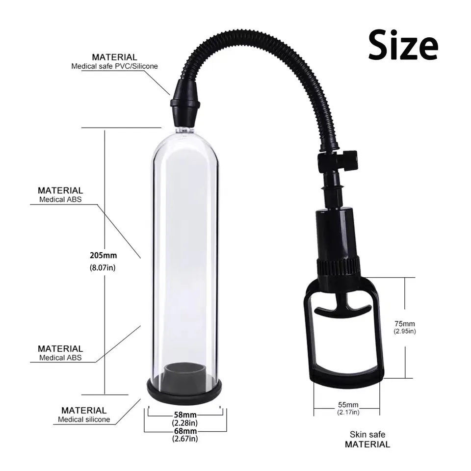 Manual Penis Pump (VIP20) - Male Sex Toys available in the UAE view 7
