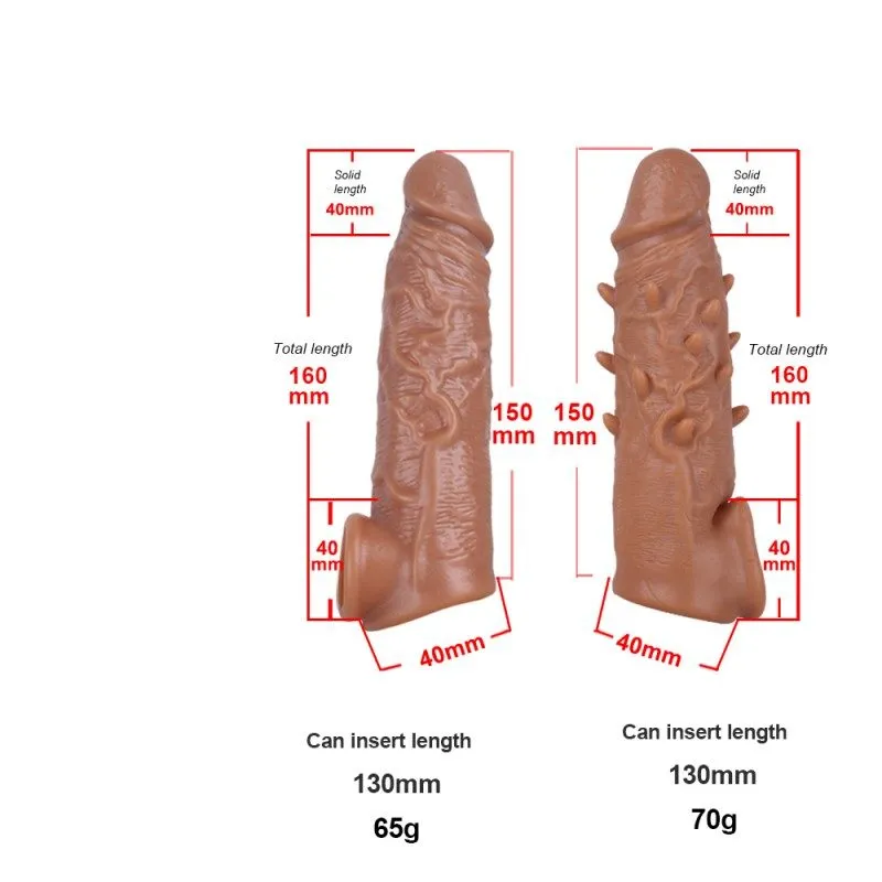 Penis Extension Sleeve (KY25) - Male Sex Toys available in the UAE view 18