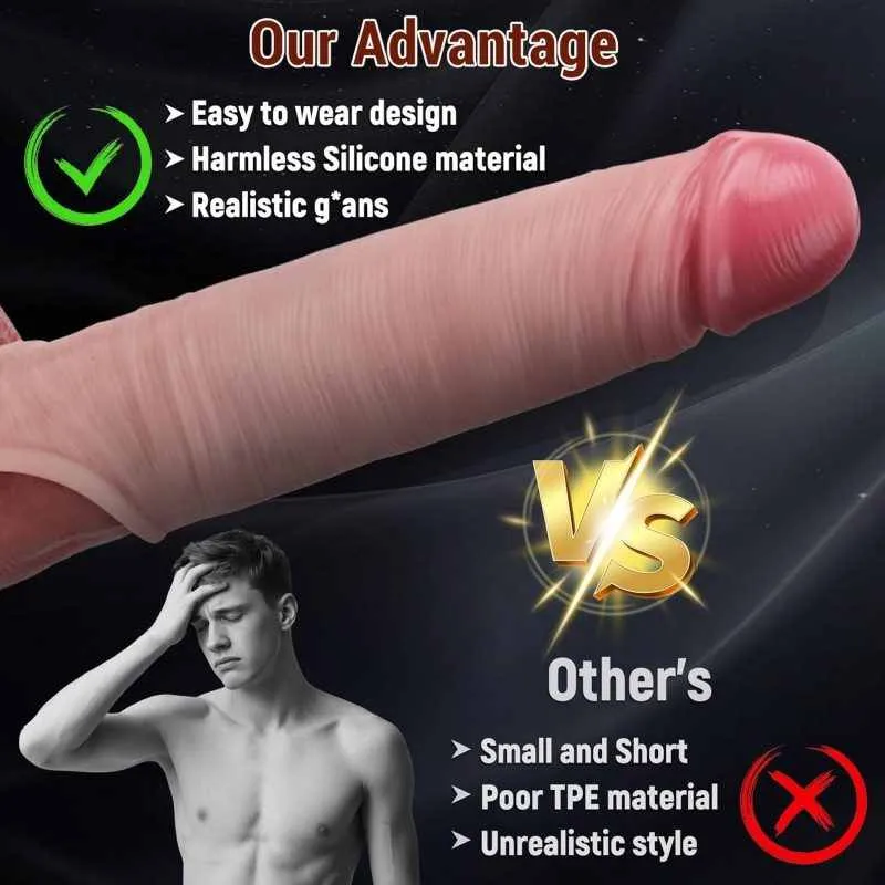 Penis Extension Sleeve (KY25) - Male Sex Toys available in the UAE view 4