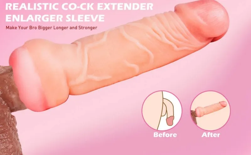 Realistic Cock Extender (KY29) - Male Sex Toys available in the UAE view 8