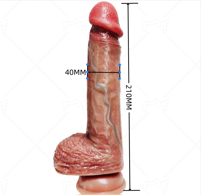 Realistic Dildo 21 cm (VIP32) - Female Sex Toys available in the UAE view 2