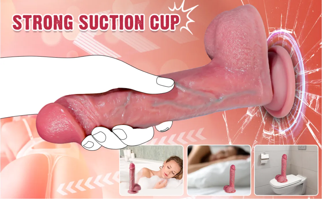 Realistic Dildo Vibrator (028) - Female Sex Toys available in the UAE view 11