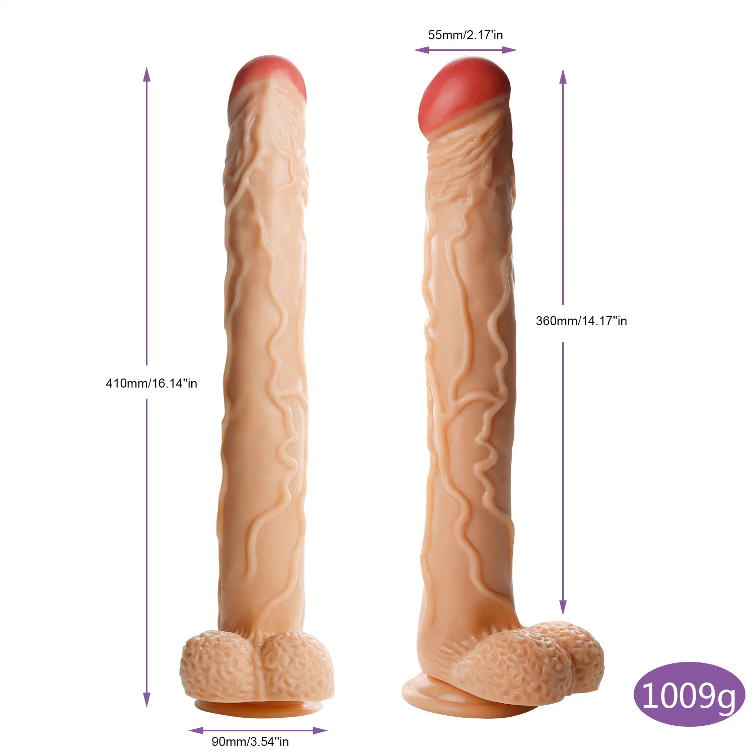 Realistic Dildo (YB28) - Female Sex Toys available in the UAE view 8