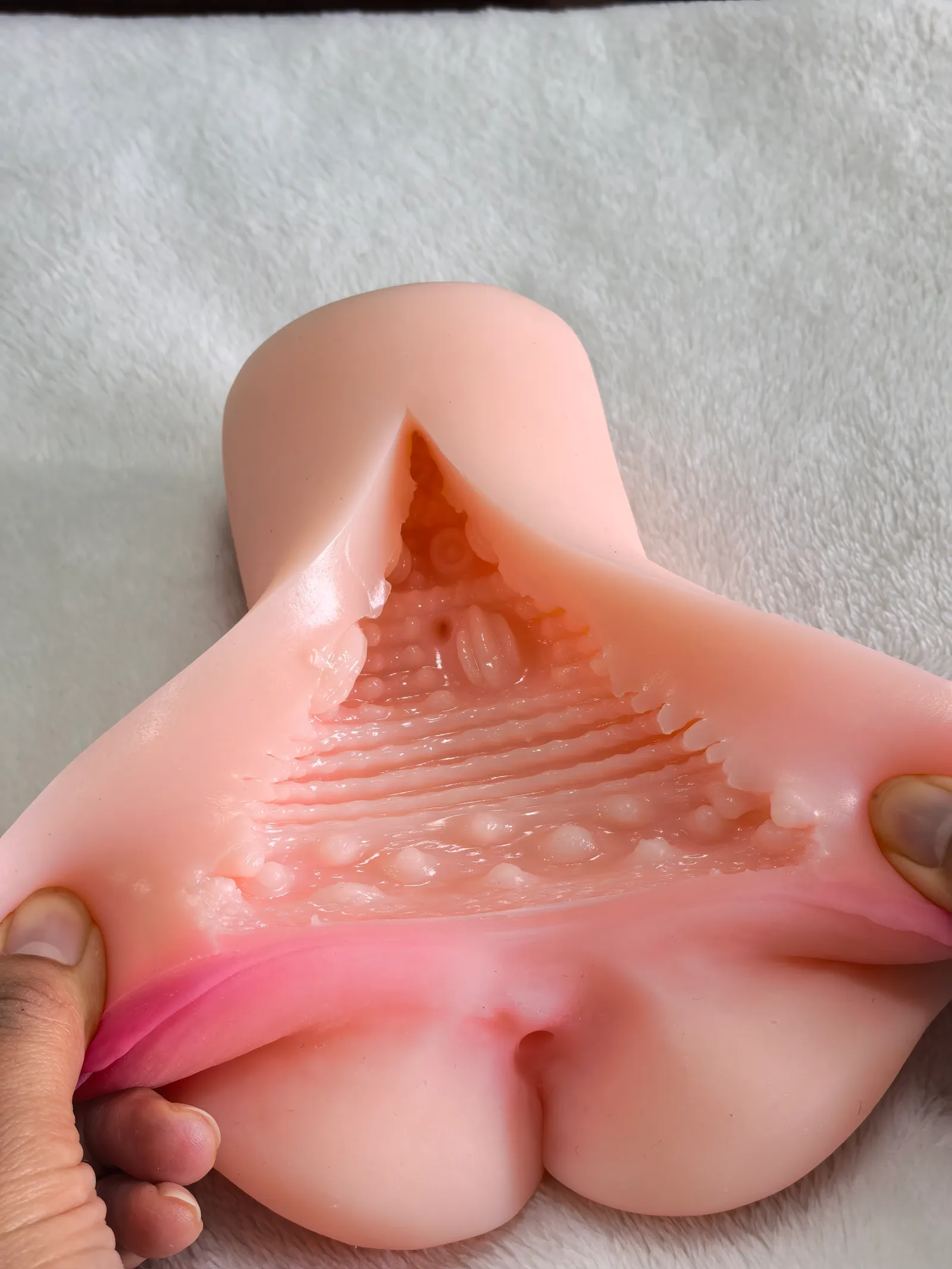 Realistic Dual Channel Onahole (004) - Male Sex Toys available in the UAE view 2