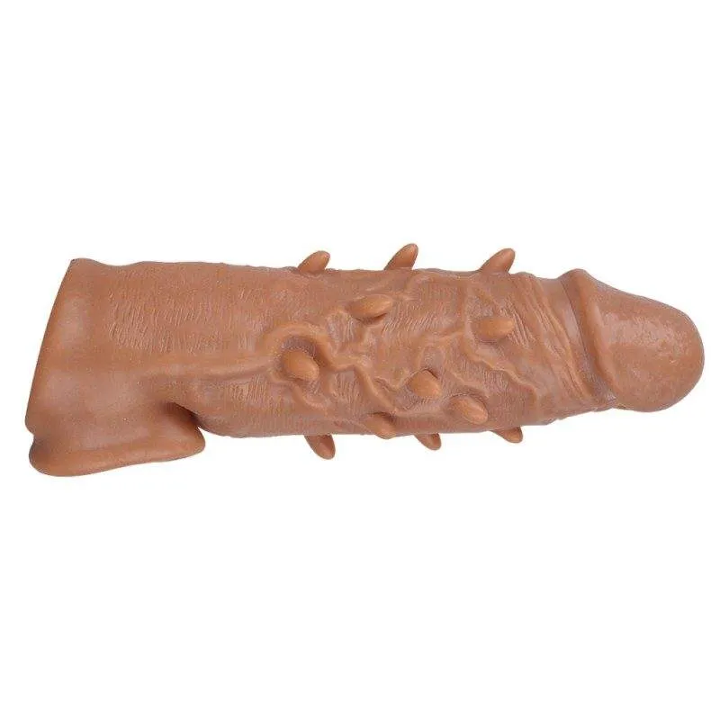 Realistic Spiked Penis Sleeve (KY26) - Male Sex Toys available in the UAE view 2