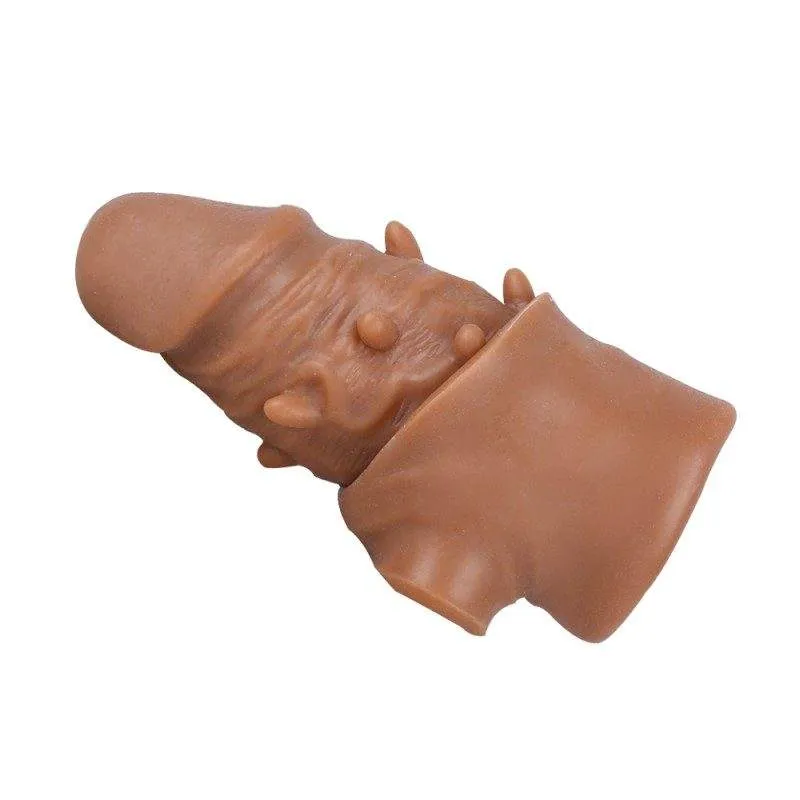 Realistic Spiked Penis Sleeve (KY26) - Male Sex Toys available in the UAE view 11
