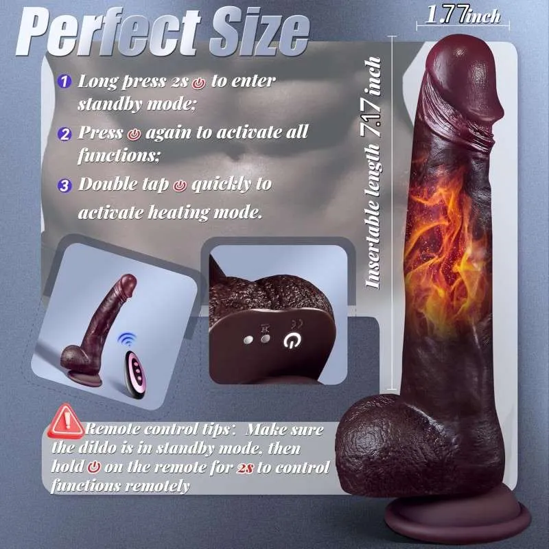 Realistic Thrusting Dildo (KY28) - Female Sex Toys available in the UAE view 11