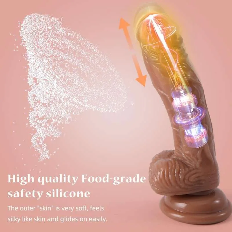 Realistic Thrusting Dildo (KY35) - Female Sex Toys available in the UAE view 11