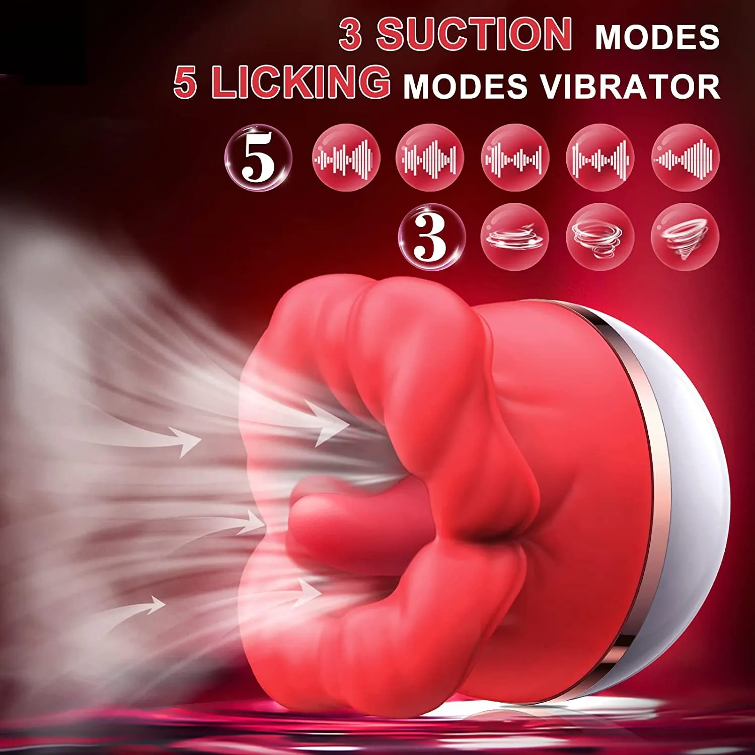 Red Lips Rose 026 - adult toy for sale in the UAE