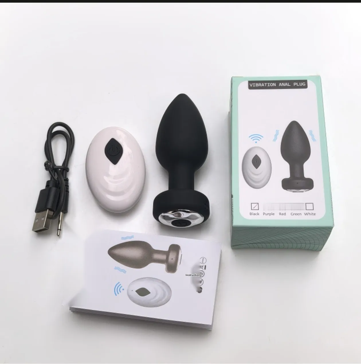 Remote Control Vibrating Anal Plug (VIP13) - Female Sex Toys available in the UAE view 5