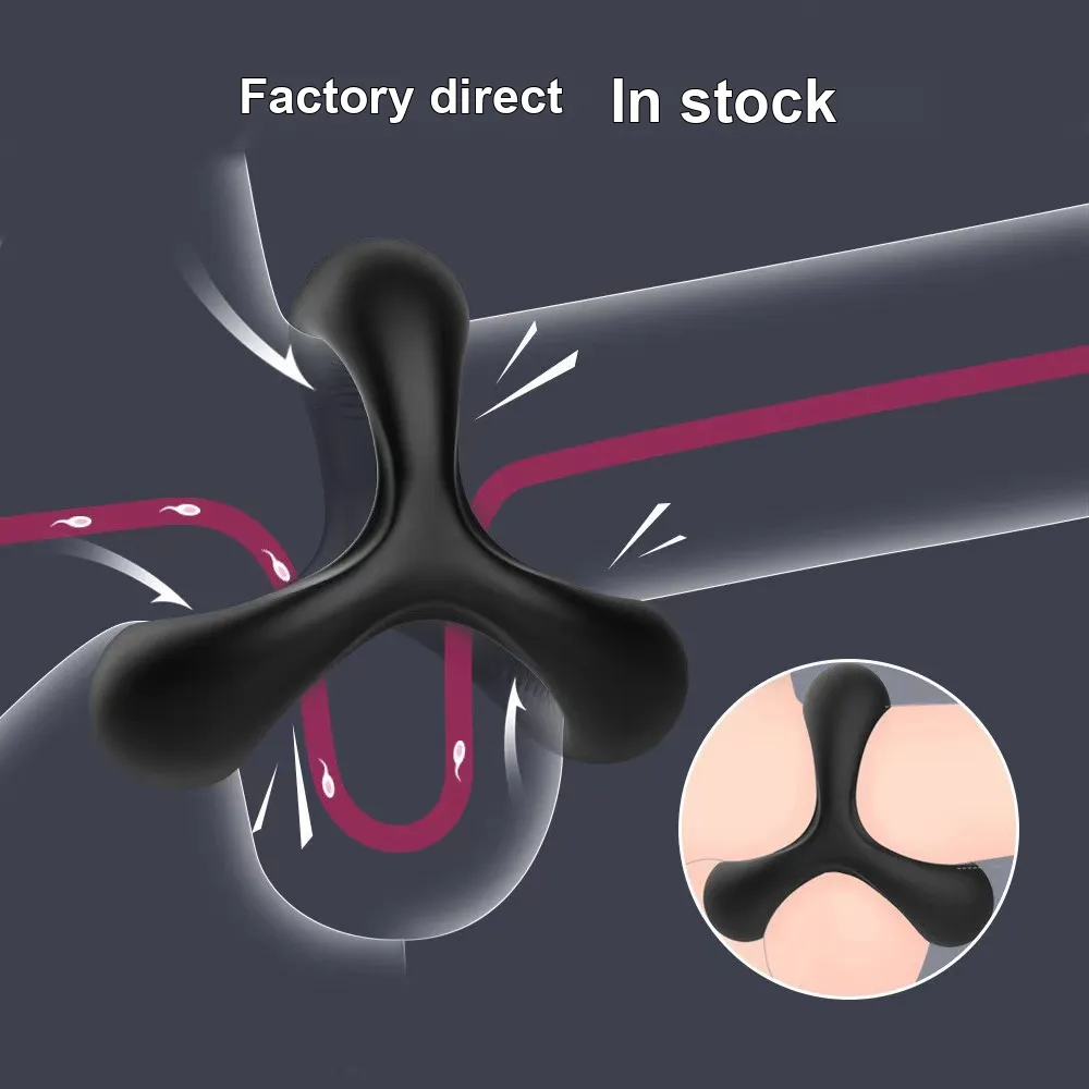 Silicone Delay Training Cock Ring (VIP16) - Male Sex Toys available in the UAE view 2