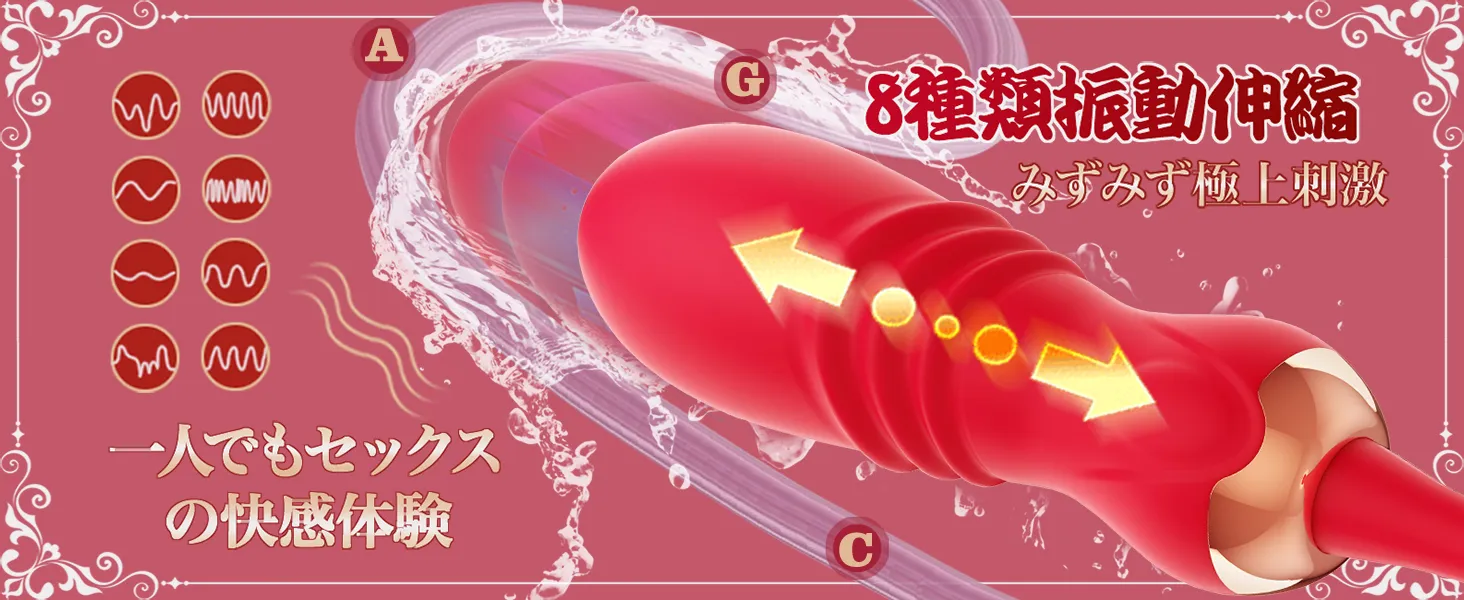 Suck Thrust Vibrator (036) - Female Sex Toys available in the UAE view 14