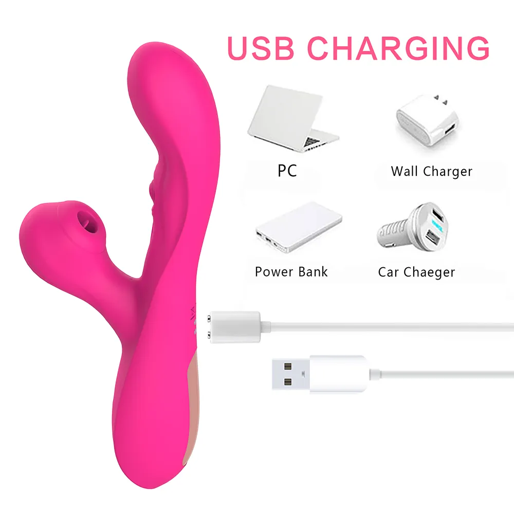 Sucking Rabbit Vibrator 030 - adult toy for sale in the UAE