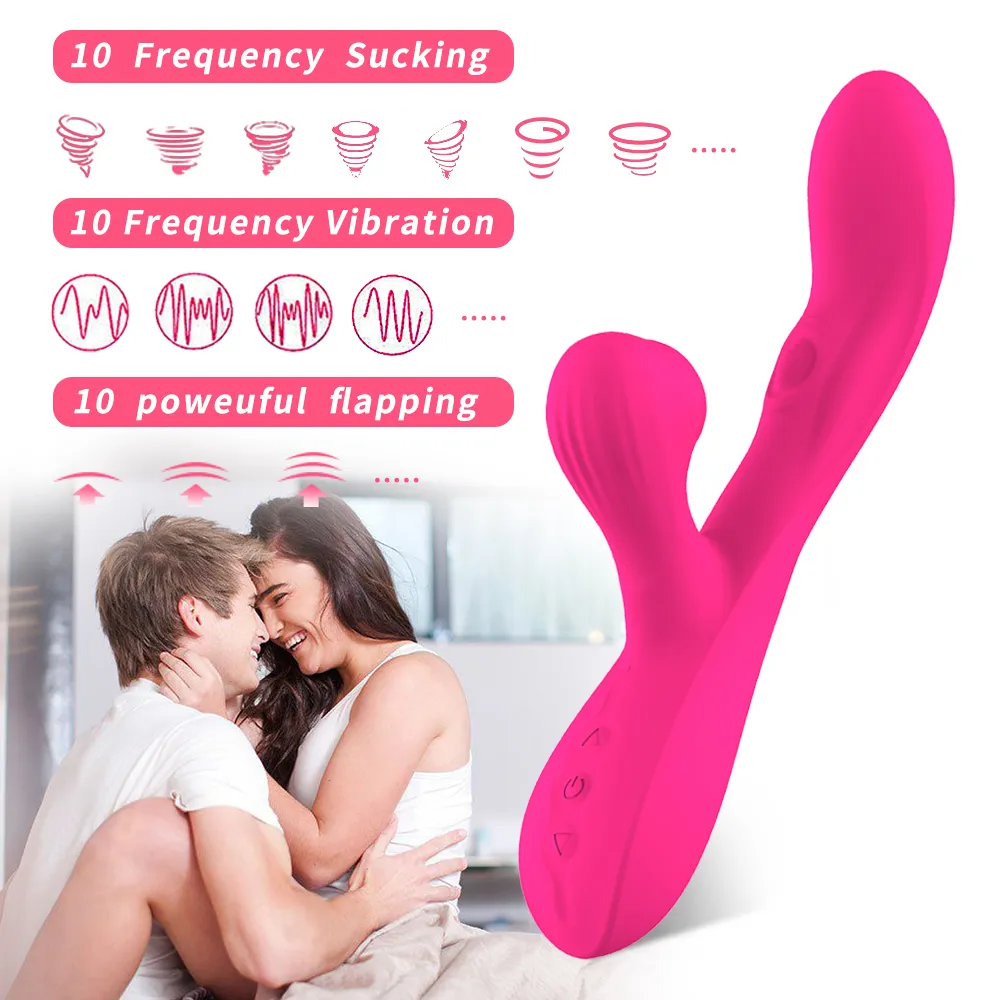 Sucking Rabbit Vibrator 030 - adult toy for sale in the UAE
