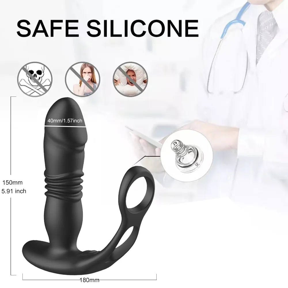 Thrusting Anal Vibrator (46) - Female Sex Toys available in the UAE view 6