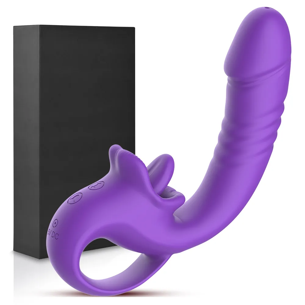 Thrusting Vibrator Main Purple 032 - adult toy for sale in the UAE