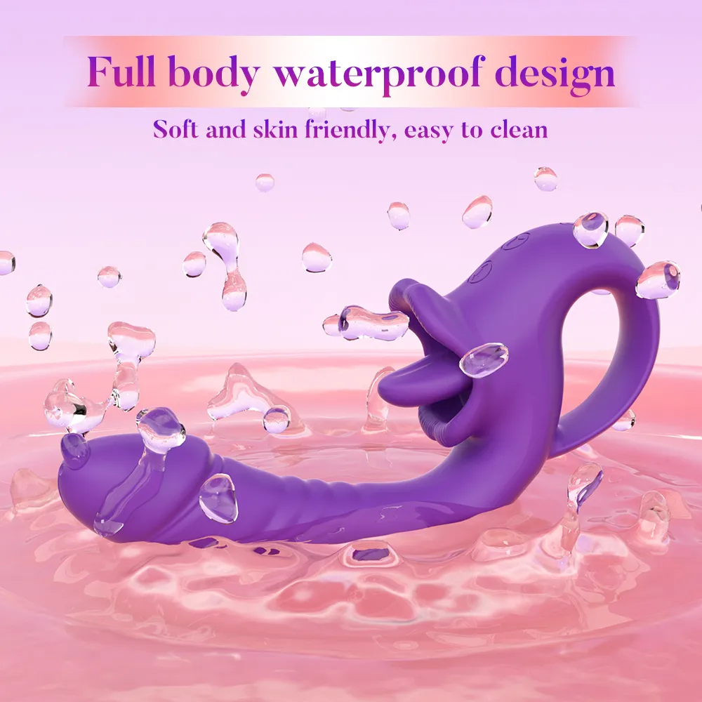 Thrusting Vibrator Main Purple (032) - Female Sex Toys available in the UAE view 11
