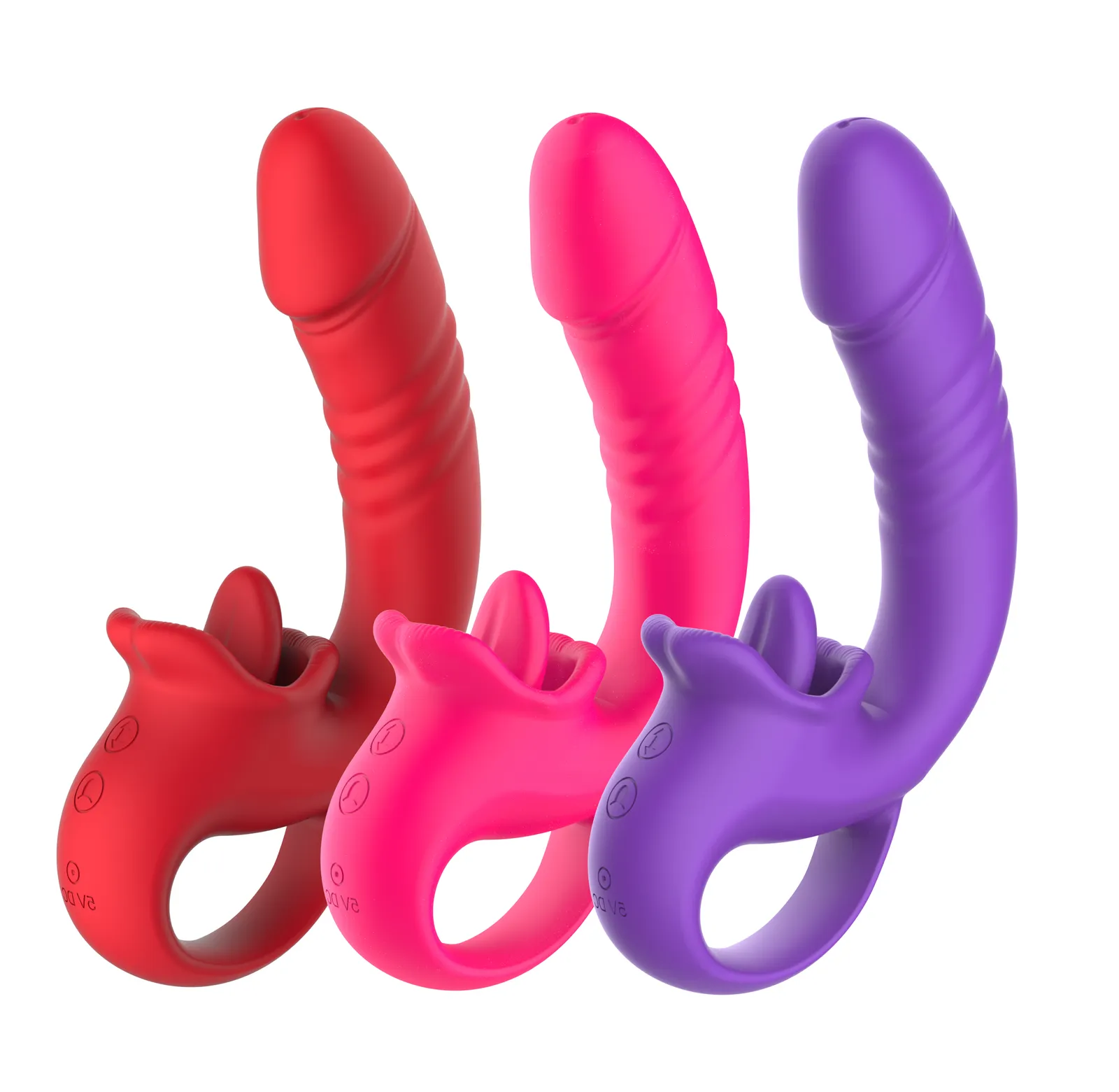 Thrusting Vibrator Main Purple (032) - Female Sex Toys available in the UAE view 4