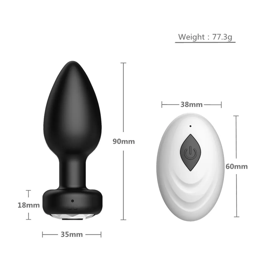 Vibrating Anal Plug (KY39) - Female Sex Toys available in the UAE view 7