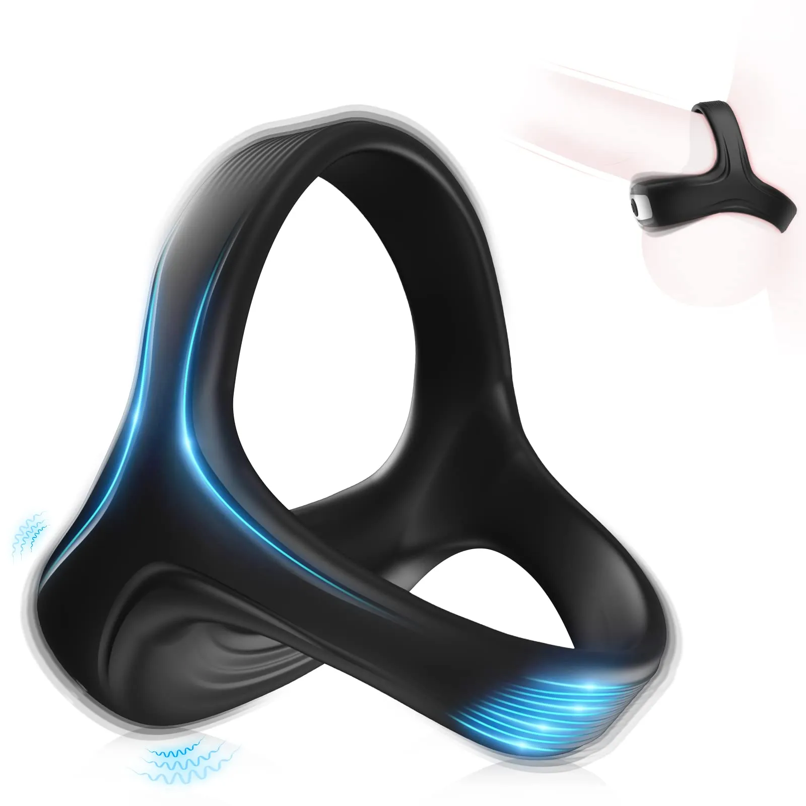 Vibrating Cock Ring (VIP17) - Male Sex Toys available in the UAE view 5